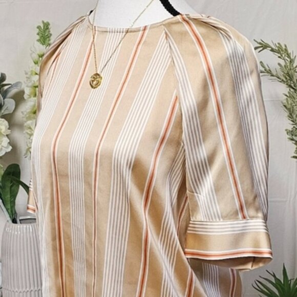 WORTHINGTON | WENDY STRIPE BLOUSE - NWT! - Picture 4 of 16